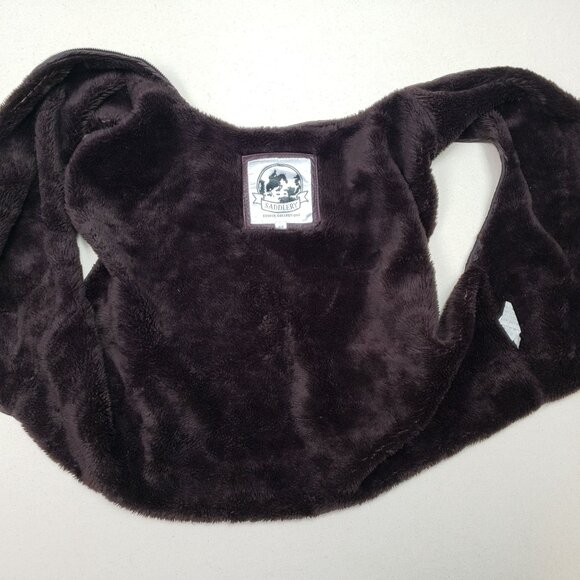 Saddlery Cooper Collection Mens Brown Leather Removable Lined Jacket Sz L 44 VTG - Picture 5 of 16